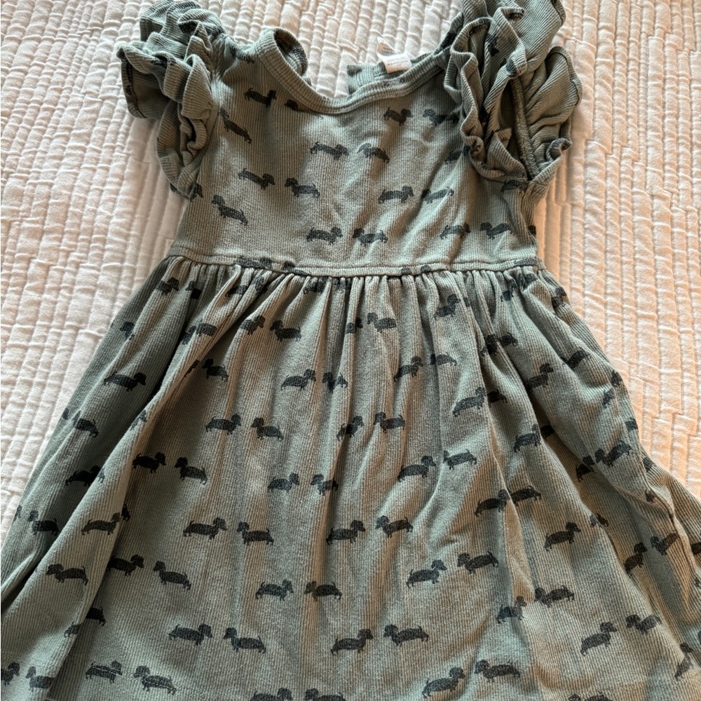 Kate Quinn Dress with Black Pattern
